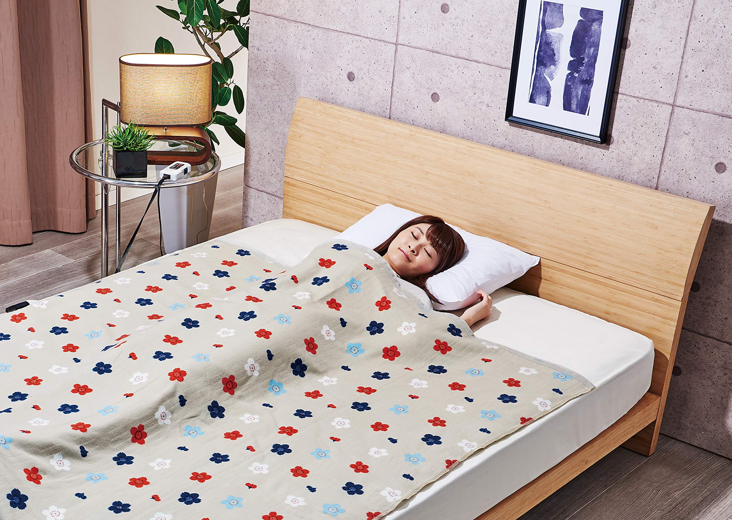 190X140cm Sugiyama 電気綿掛敷兼用毛布 ワイド Amazon | Sugiyama コットン100％ 肌に優しい 電気綿掛敷兼用毛布